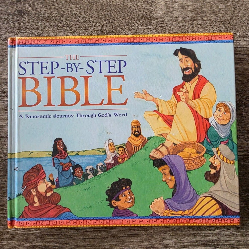 The Step-By-Step Bible V Gilbert Beers 1999 Hardcover Kids Panoramic Journey